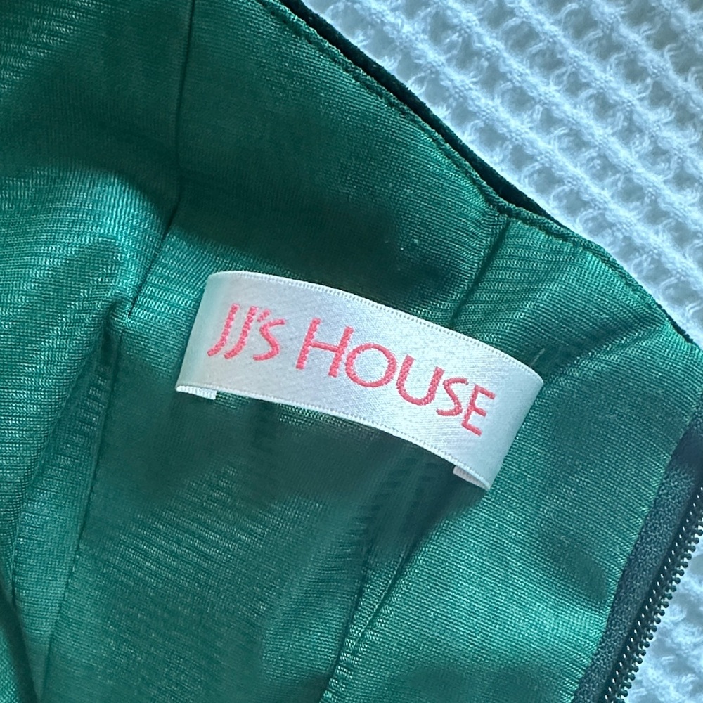 JJ’s House Green Velvet Evening Gown - Picture 5 of 7
